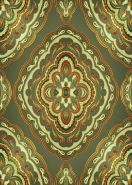 Oryantal Yeşil süs. 