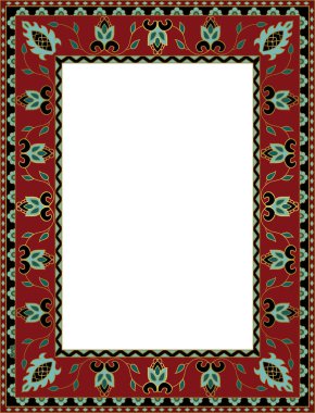 Çerçeve için şablon. 