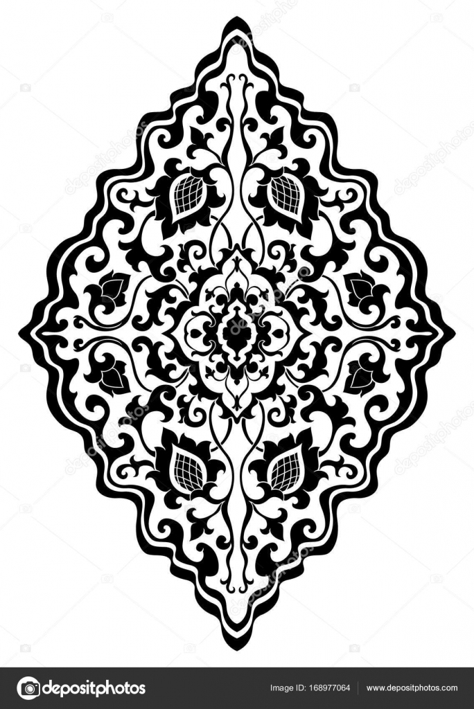 Floral medallion for design. Stock Vector Image by ©matorinni #168977064