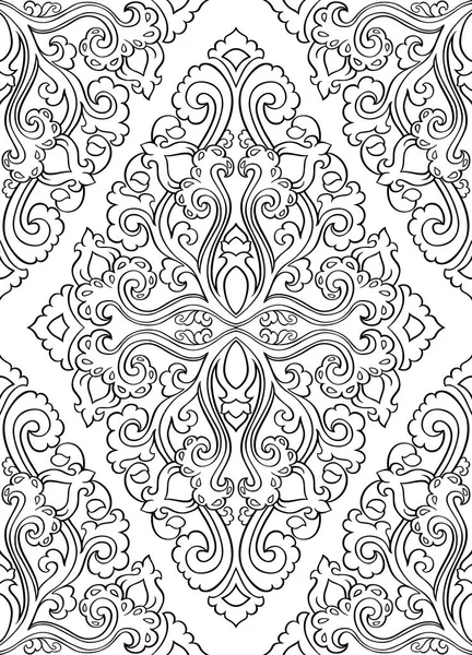 Abstract floral patroon. — Stockvector