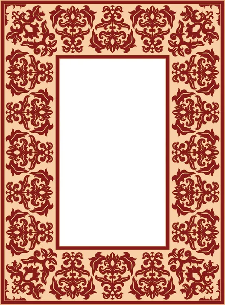 Ornamental vector frame. — Stock Vector