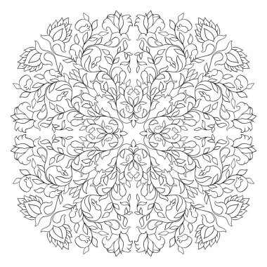 Telkari çiçek desenli.