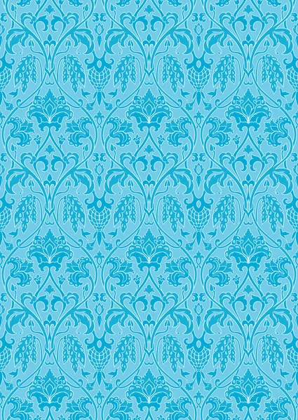 Modèle bleu pour papier peint . — Image vectorielle