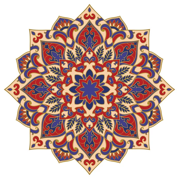 Mandala abstrait vectoriel . — Image vectorielle