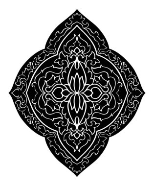 Tasarım için soyut madalyon. 