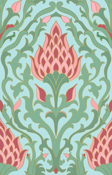 Adorno colorido para textiles . — Archivo Imágenes Vectoriales