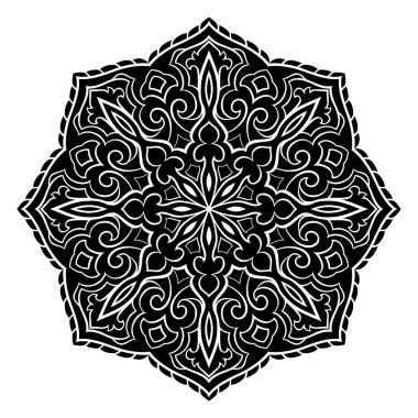 Oryantal soyut mandala.