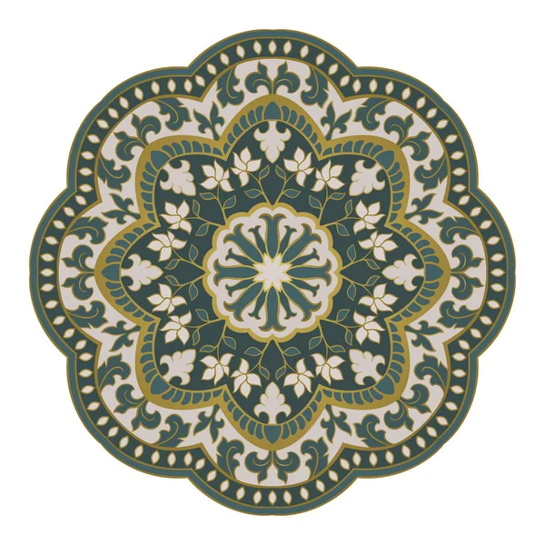 Mandala oriental vecteur . — Image vectorielle