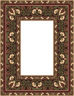Çerçeve için güzel şablon. 