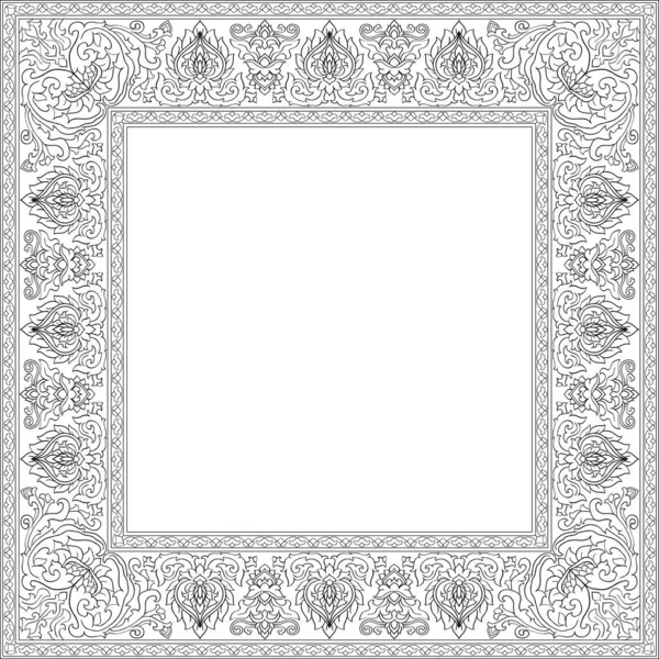 Ethnic template for frame. — Stock Vector