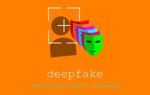 Aronym Deepfake Deep Fake Falsk Dyb Læring Udskiftning Billeder Ved - Stock-foto