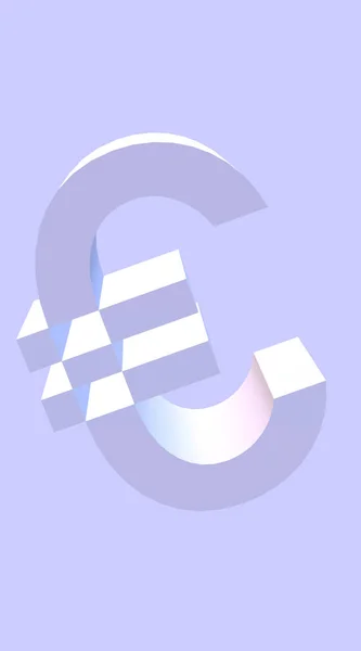 Euro Symbol Die Offizielle Währung Der Europäischen Union Der Eurozone — Stockfoto