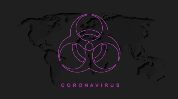 Koronavirus Epidemie Pohotovost Oblasti Veřejného Zdraví Mezinárodního Významu Fuj Ilustrace — Stock fotografie