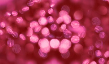 abstract red colorful blur circle lights festive holiday backgro