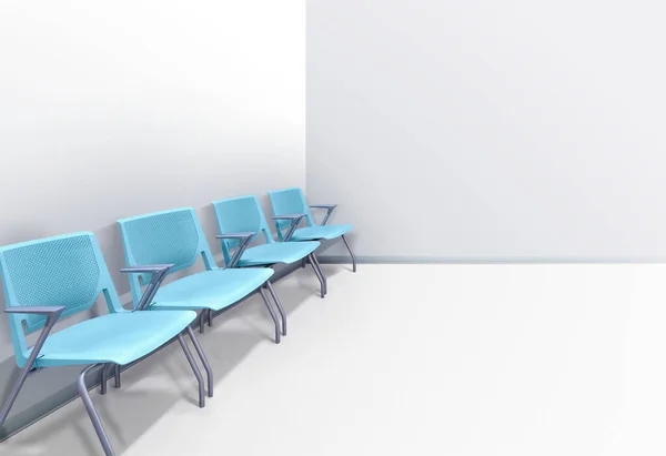 Patient Client Waiting Area Chairs Physician Doctor Office Airport Terminal Stock Picture