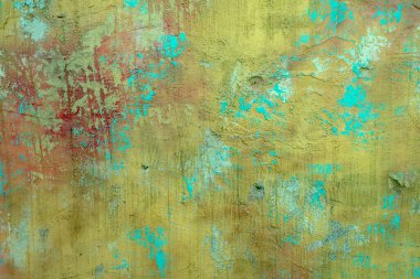 Renkli lekeli, sıkıntılı yüzey duvarı 