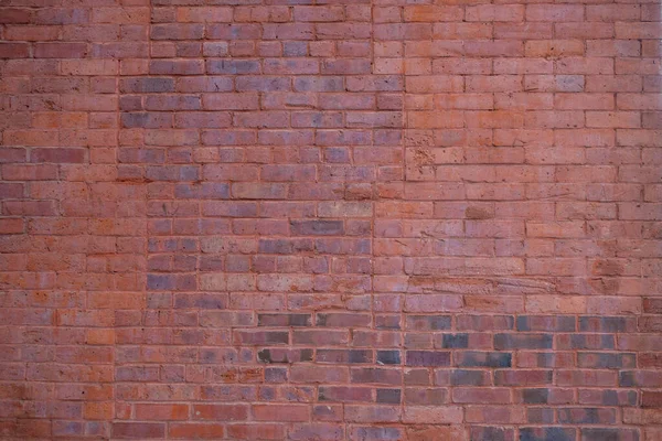 Duvarın Kırmızı Renginde Tuğla Duvar — Stok fotoğraf