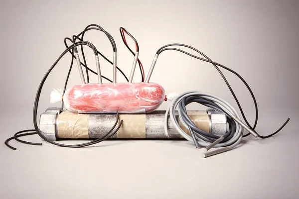 Components of bomb — Stock Photo, Image