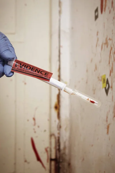Stains of blood as evidence — Stock Photo, Image