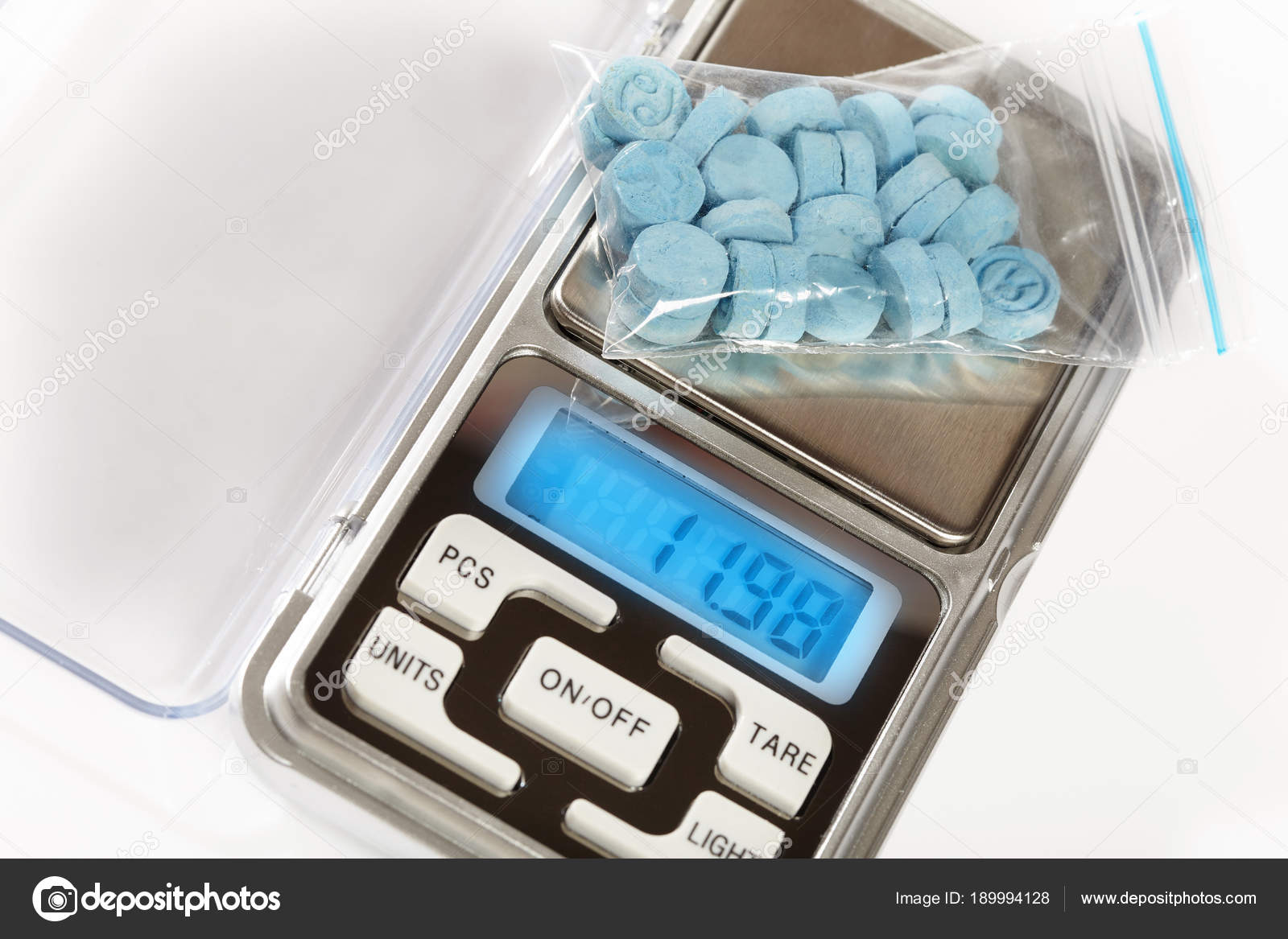 Pills Mdma Synthetic Drugs Small Digital Scale Stock Photo by ©Couperfield  189994128