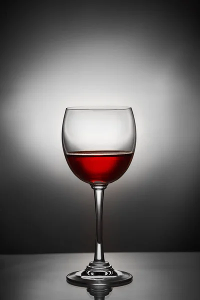 Wine Glass Black White Background — Stock Photo, Image
