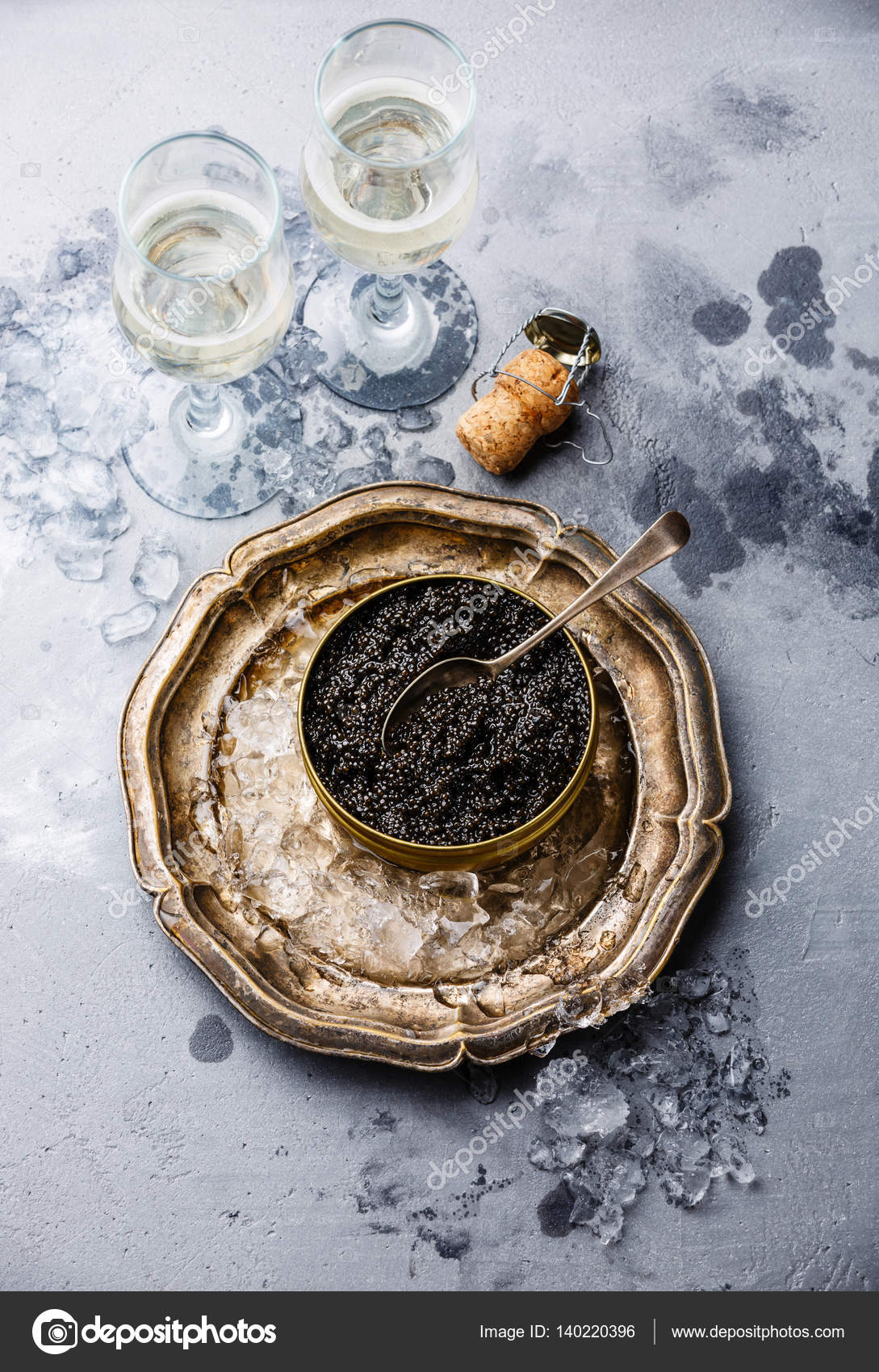 Black Sturgeon caviar Stock Photo by ©lisovskaya 140220396