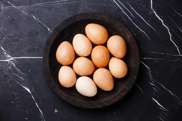 Guinea-fowl eggs on marble background — Stock Image Guinea Fowl Eggs Marble Background Stock Picture