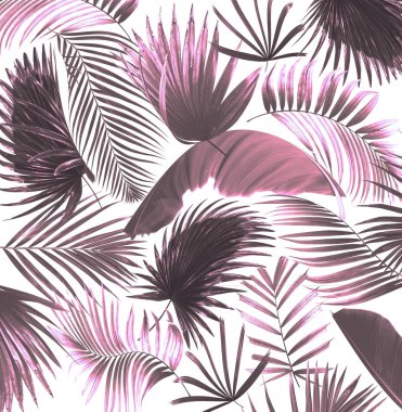 palmiye yaprağı ağaç arka plan mix