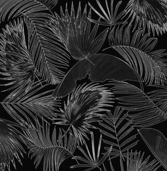 palmiye yaprağı ağaç arka plan mix