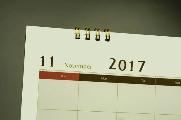 Stránka Kalendář měsíce 2017 — Stock fotografie