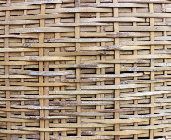 Artesanía de bambú tejido textura y fondo —  Fotos de Stock