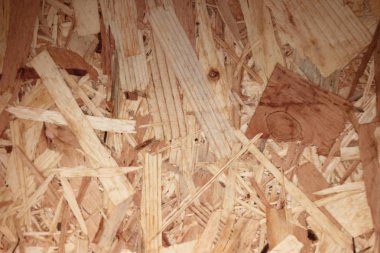 OSB malzeme doku - geri dönüşümlü sıkıştırılmış ahşap parçaları kurulu 