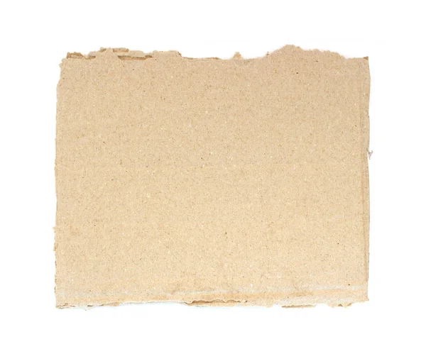 Piece of torn paper cardboard — Stock Photo, Image