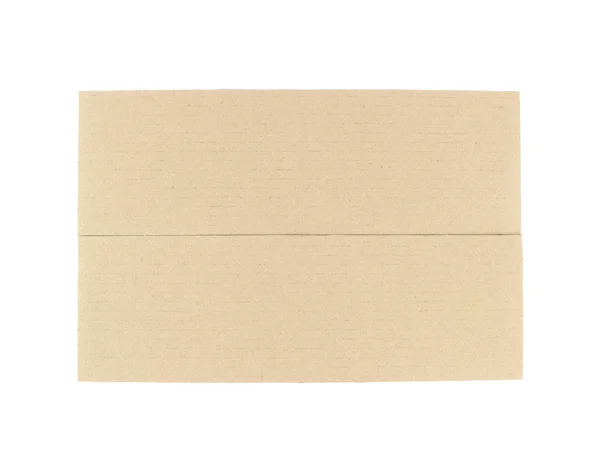 Pedaços de papel reciclado rasgado ou rasgado marrom em um w — Fotografia de Stock