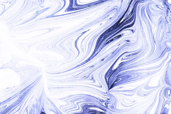 Blauwe wervelingen marmeren textuur met natuurlijk patroon voor design art b — Stockfoto