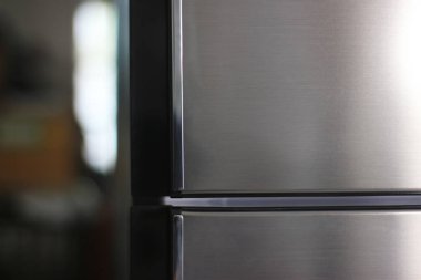 blank refrigerator door texture background