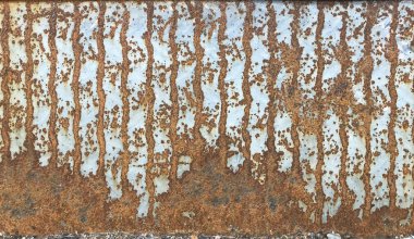 Rusty iron roller shutter, grunge steel iron background