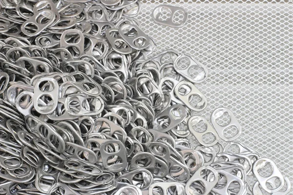 Aluminum can open loop texture background