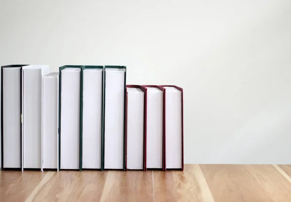 new books on a wooden table