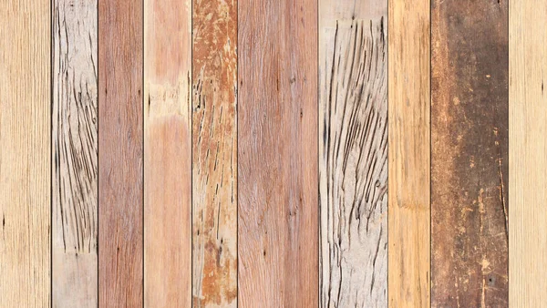 Top View Old Wood Plank Texture Background — Stock Photo, Image