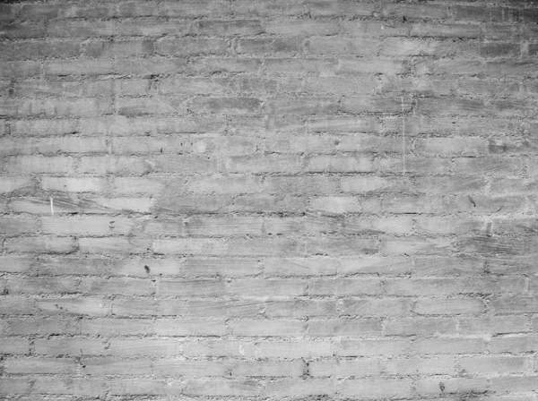 Preto Branco Concreto Velho Tijolo Parede Fundo — Fotografia de Stock