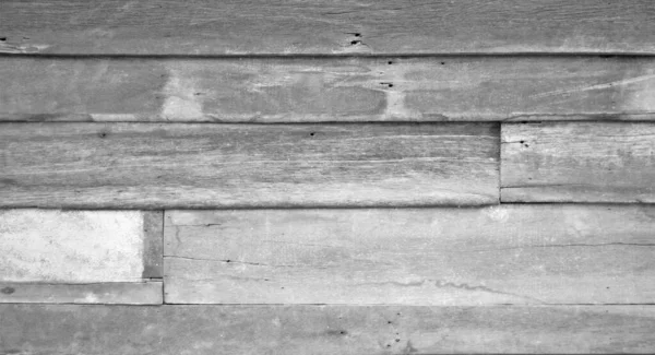 Top View Black White Old Wood Plank Texture Background — Stock Photo, Image