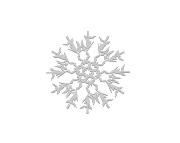 Beautiful Snowflakes Winter Color Background — Stock Photo, Image