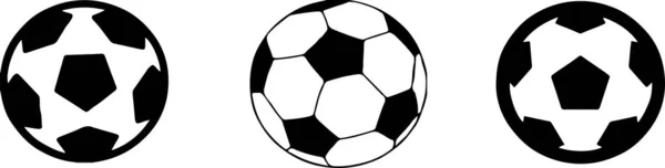 Футбольний Значок Ізольований Білому Тлі — стоковий вектор