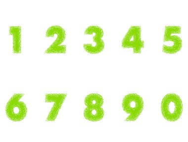 renk numaraları biçim vektörü, biçim, komik, illüstrasyon