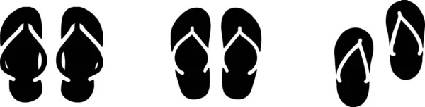 Slippers Icon Isolated Background — 스톡 벡터