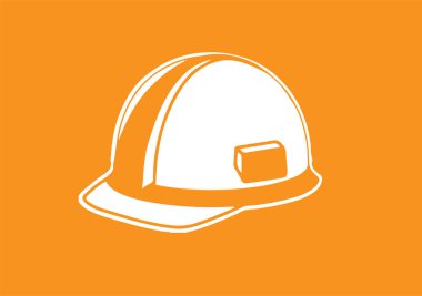 Güvenlik başlığı simgesi arkaplanda izole edildi