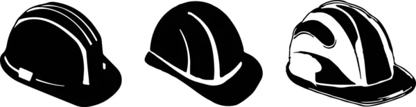 Значок Защитного Шлема Заднем Плане — стоковый вектор