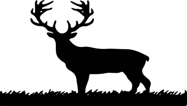 Deer Icon Isolated Background — Stock Vector