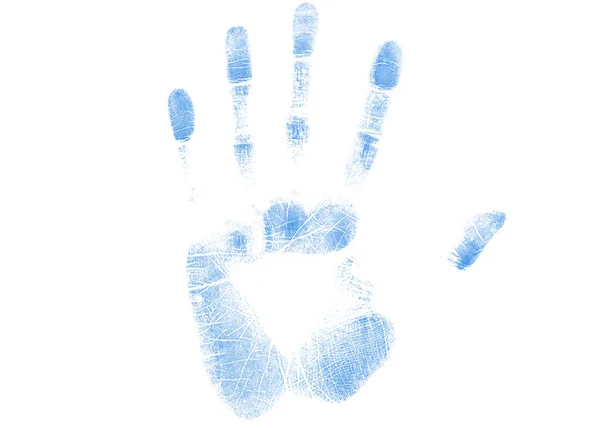 Finger Print Illustration White Background — Stock Photo, Image